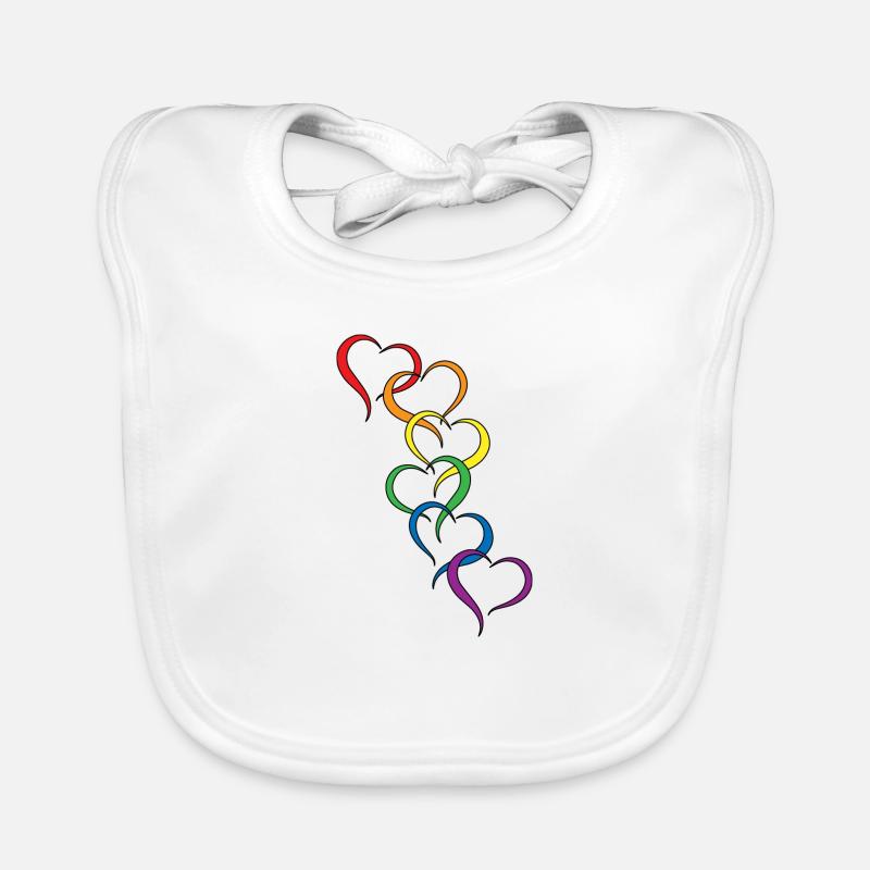 LGBT Geschenk Spruch Freunde Pride Rechte Baby Bio-Lätzchen