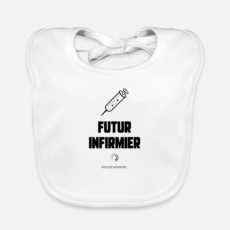 Futur infirmier Bavoir bio Bébé