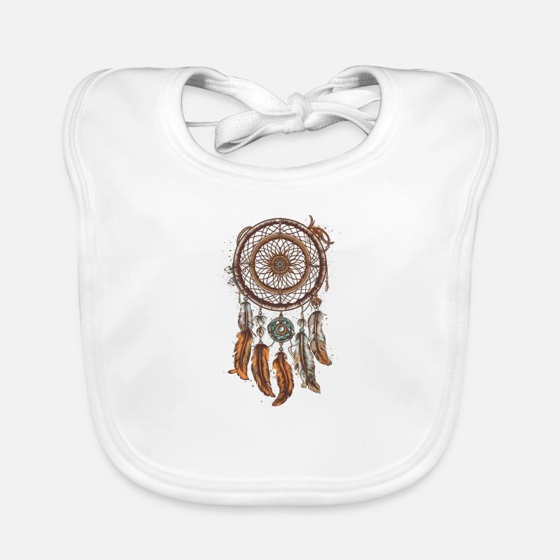 Traumfänger Free Spirit Boho Freizeit Design Baby Bio-Lätzchen