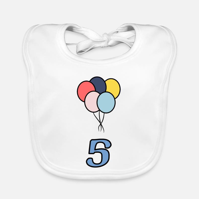 5. ANNIVERSARY. 5 YEARS. 5th ANNIVERSARY Organic Baby Bibs