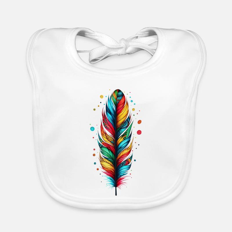 Feather Organic Baby Bibs