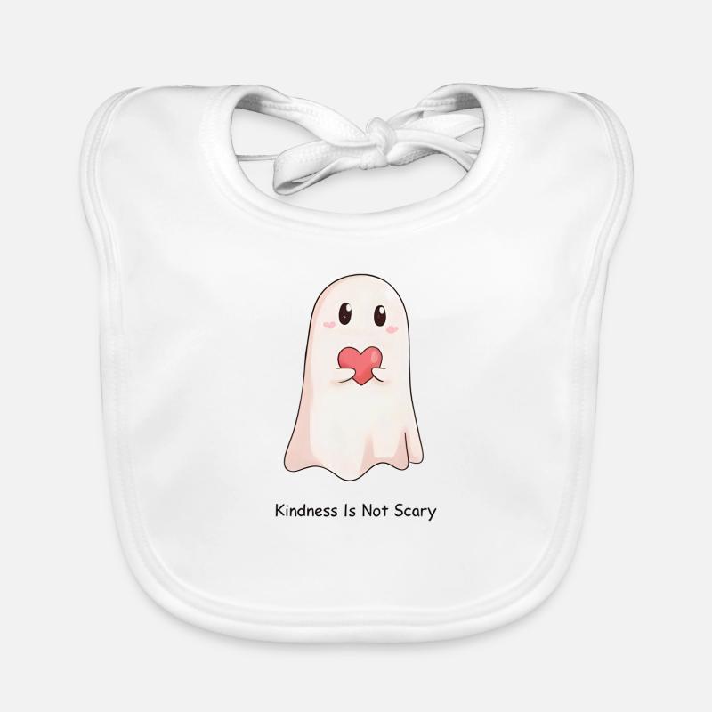Kindness Is Not Scary – Süßer Anime Geist Baby Bio-Lätzchen
