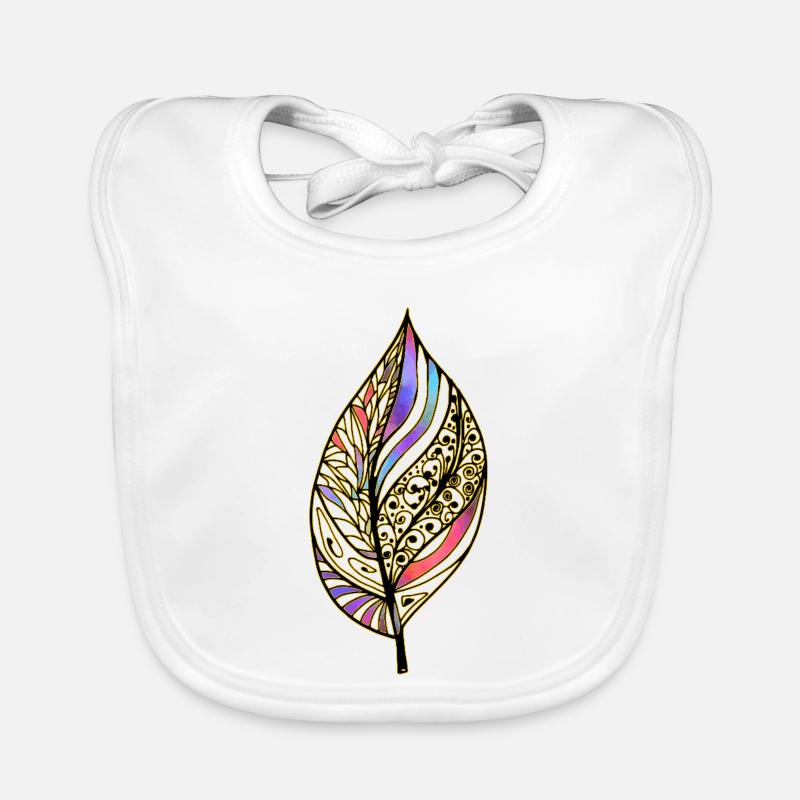 Blatt Baby Bio-Lätzchen