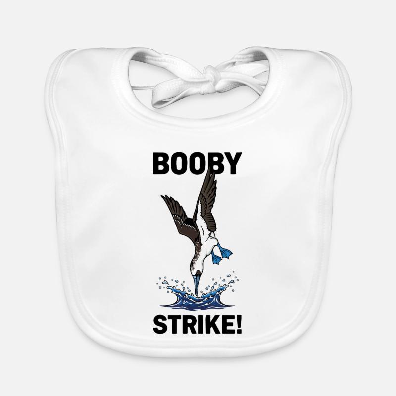 Fou Pieds Bleus Strike Booby Strike Mer Bavoir bio Bébé