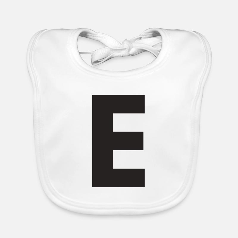E - Baby Bio-Lätzchen - Weiß