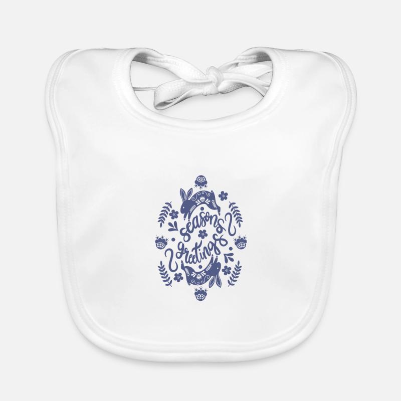 Joyeuses fêtes de fin d’année Bavoir bio Bébé