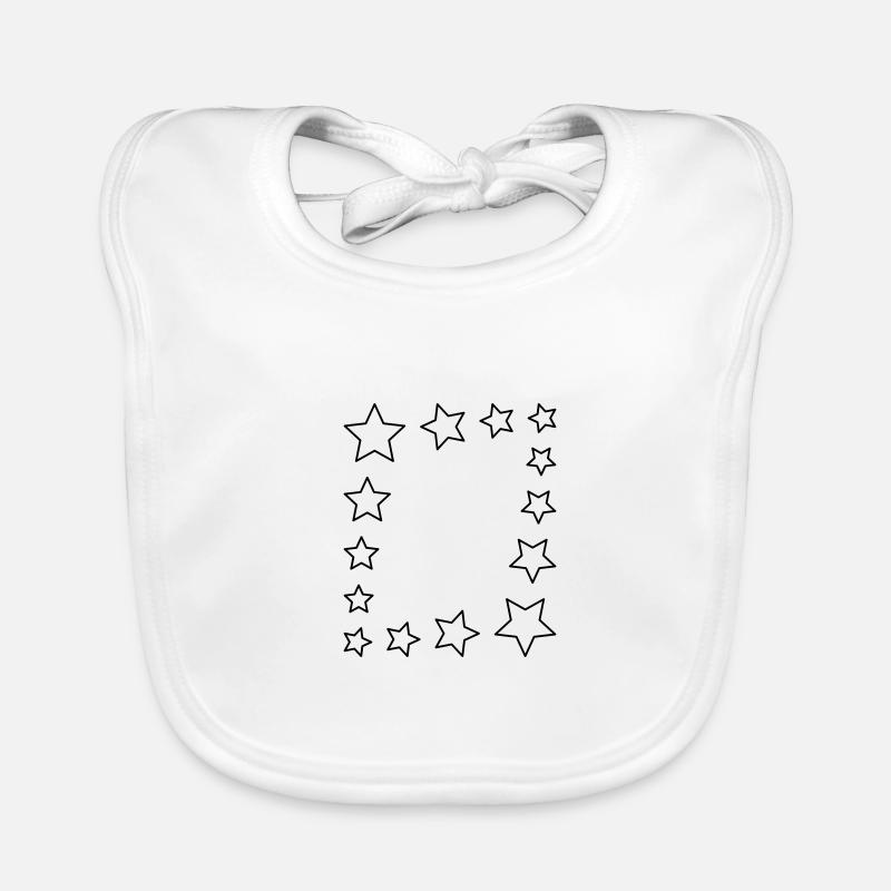 Star Frame Organic Baby Bibs