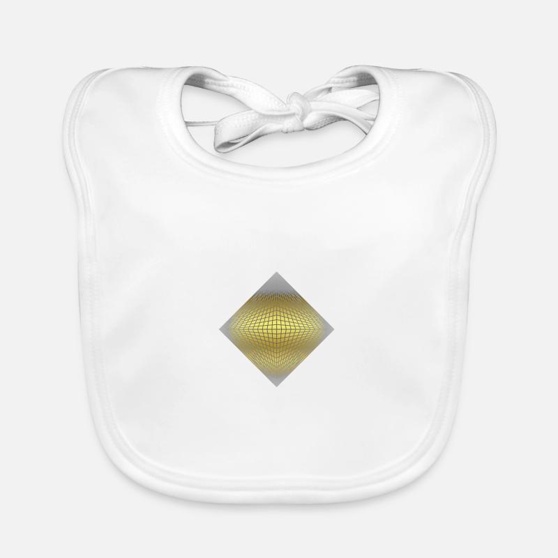 3D Pyramide & Oktaeder Baby Bio-Lätzchen