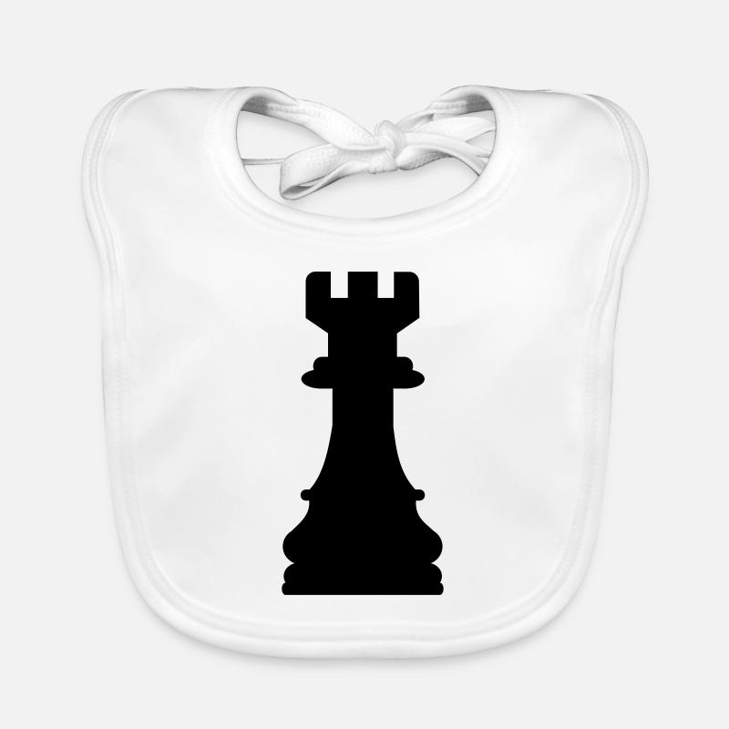 Chess tower Organic Baby Bibs
