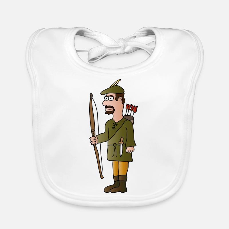 Bogenschütze Robin Baby Bio-Lätzchen