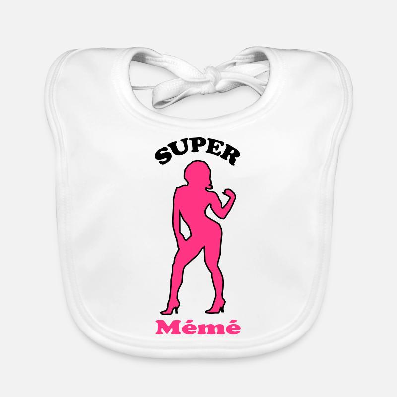 Super Mémé Bavoir bio Bébé