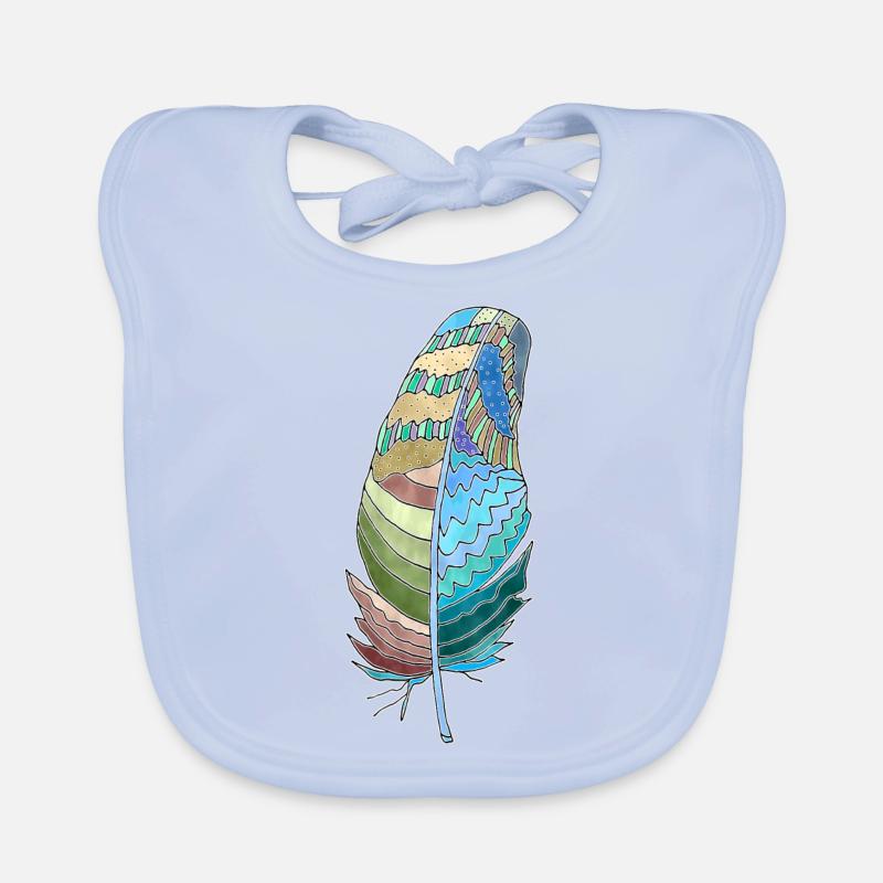 Feather Organic Baby Bibs