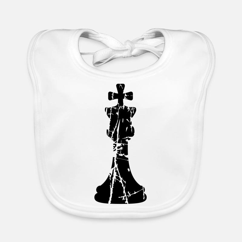 Grattage Des échecs Bavoir bio Bébé