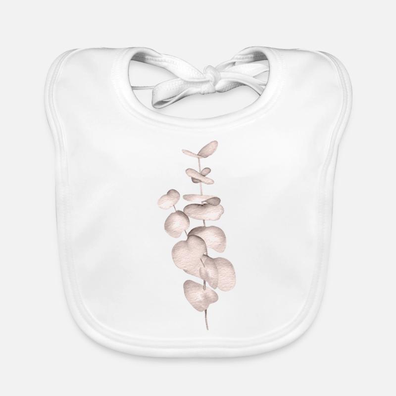 Rose Bavoir bio Bébé