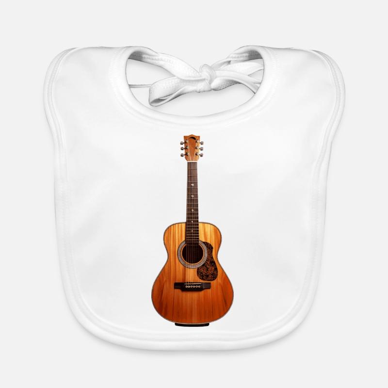 Guitar Organic Baby Bibs