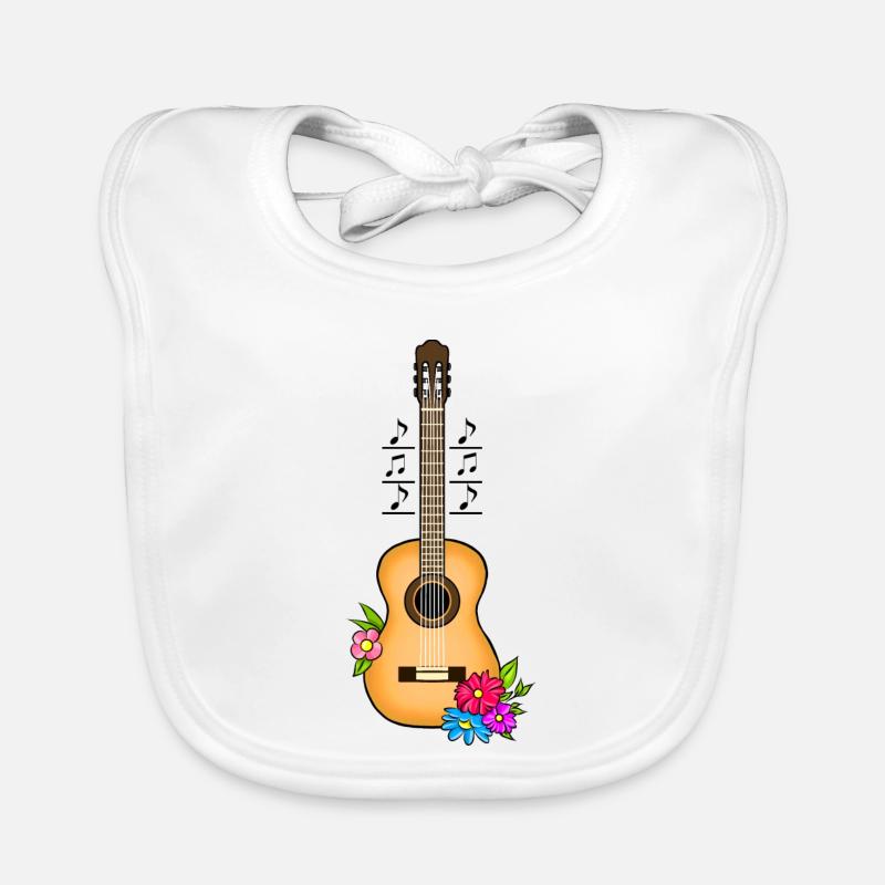 Gitarre Baby Bio-Lätzchen