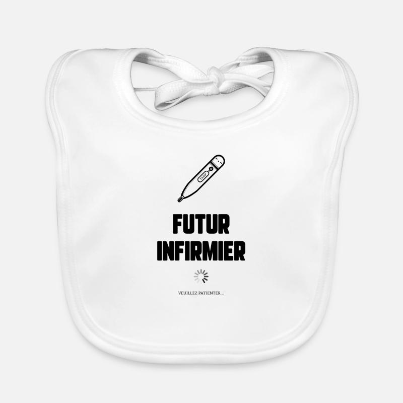 Futur infirmier Bavoir bio Bébé