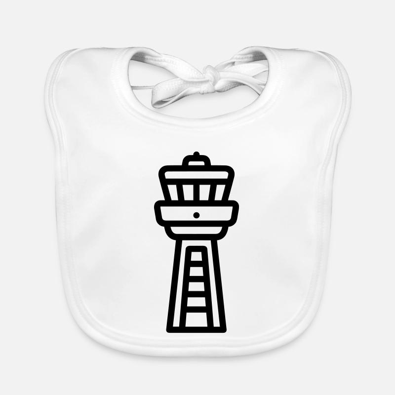 Control Tower Organic Baby Bibs