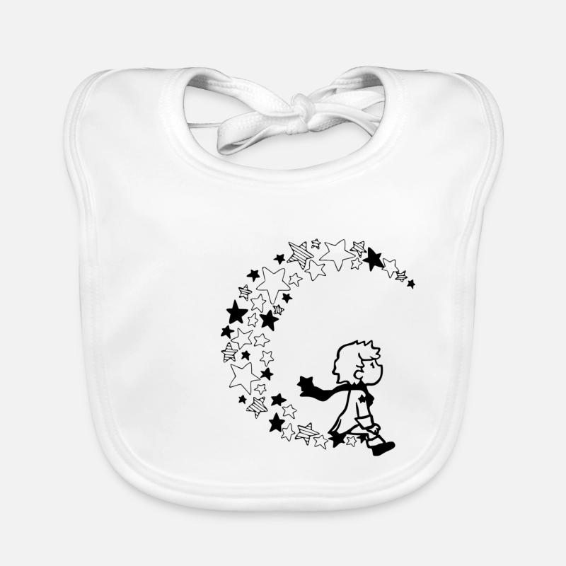 auf Mond sitzender Sandmann Baby Bio-Lätzchen