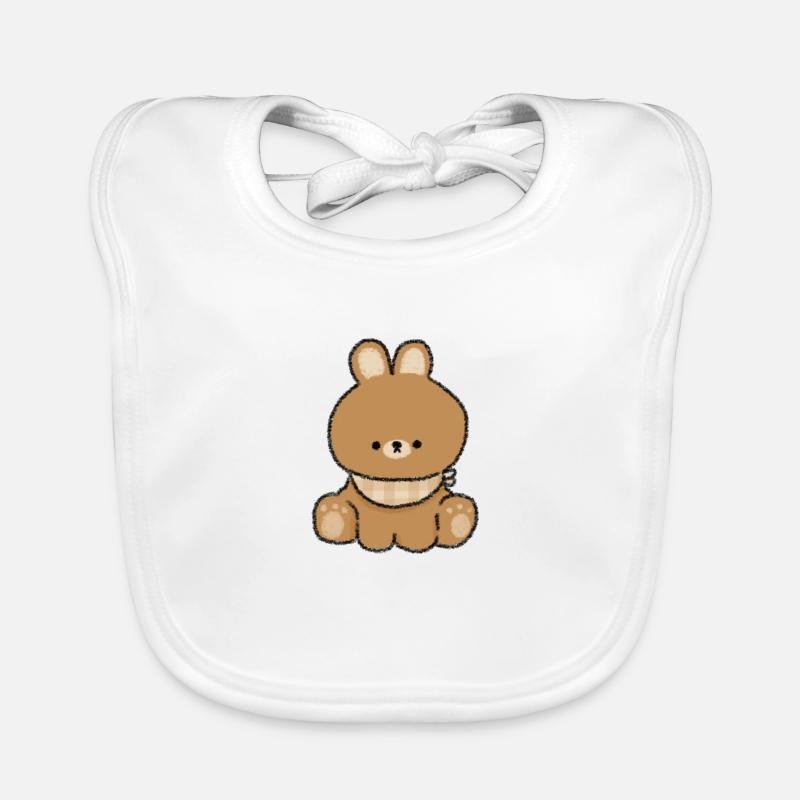 Cute bunny Organic Baby Bibs