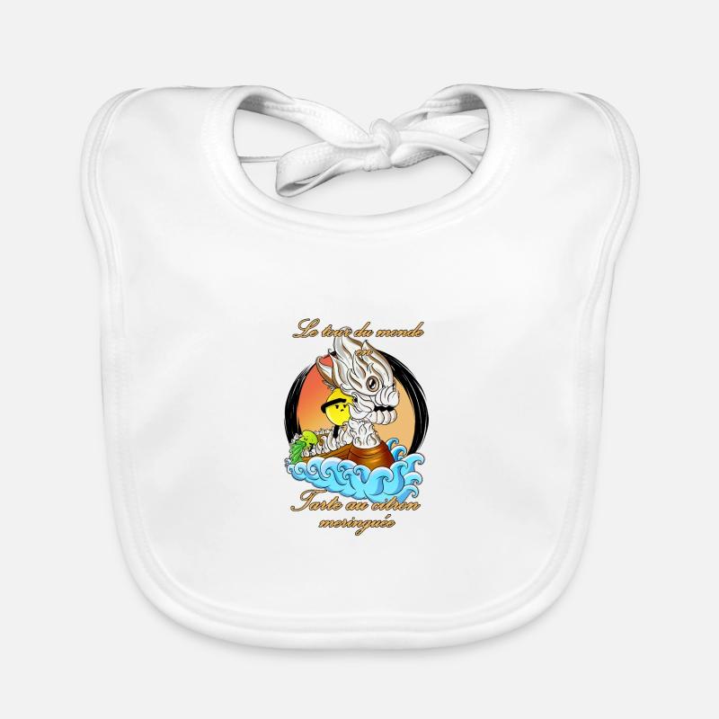 Zitronen-Baiser-Torte Baby Bio-Lätzchen