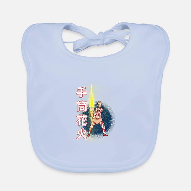 Tezutsu-hanabi - feux d'artifice Bavoir bio Bébé