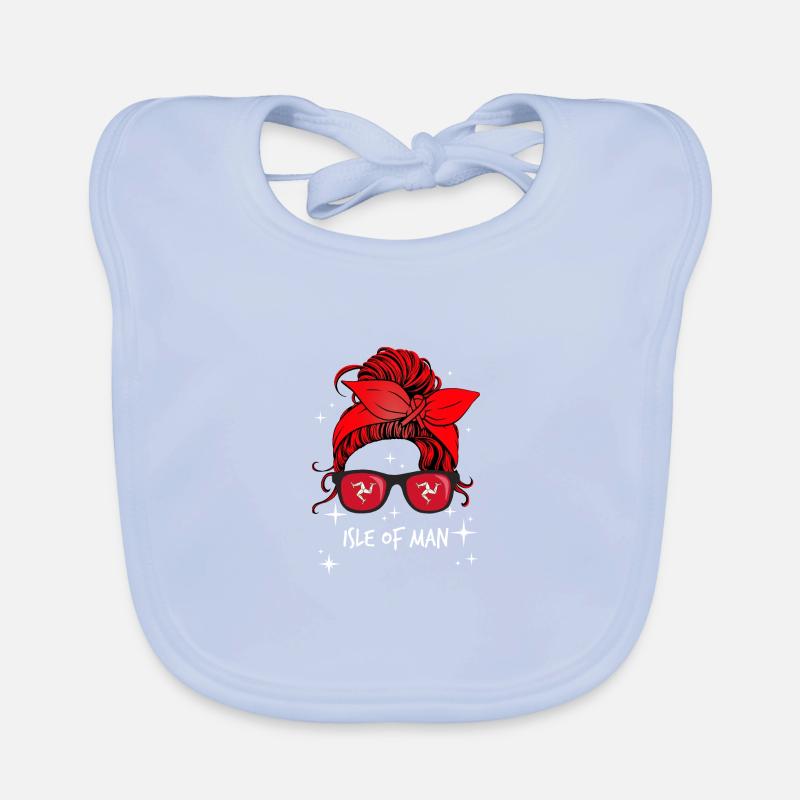 Île de Man Bavoir bio Bébé