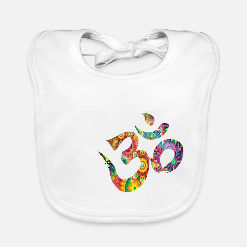 Goa Psychedelic Om Signes ! Bavoir bio Bébé