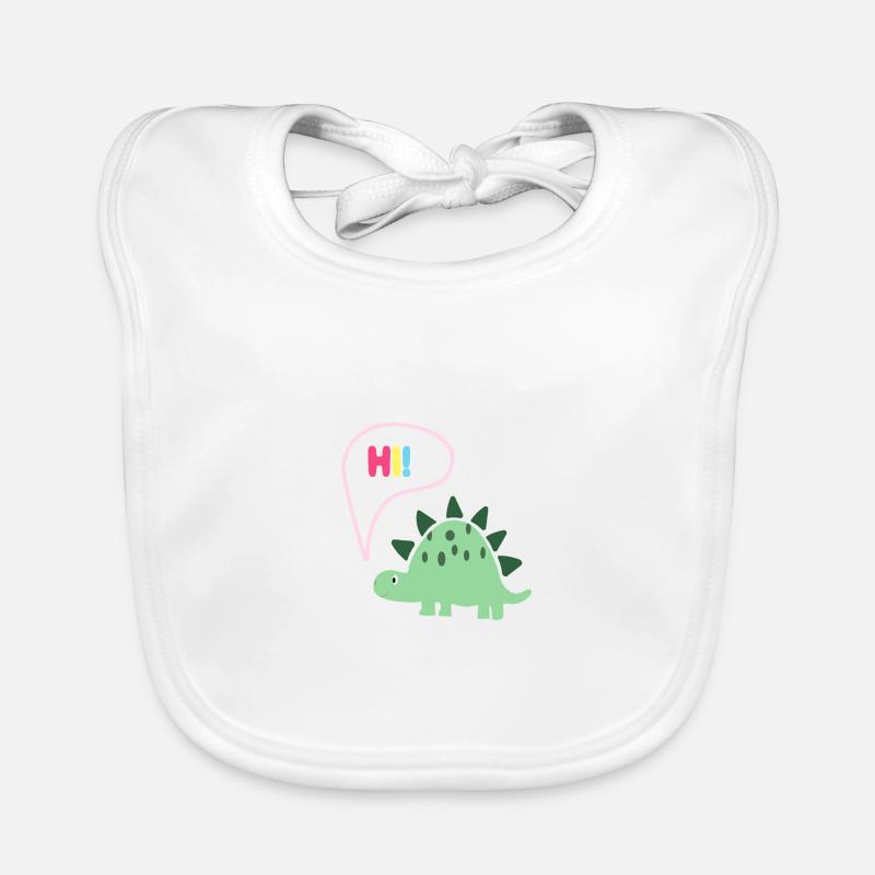 Hi Dino - Geschenkidee - Kindermode Baby Bio-Lätzchen
