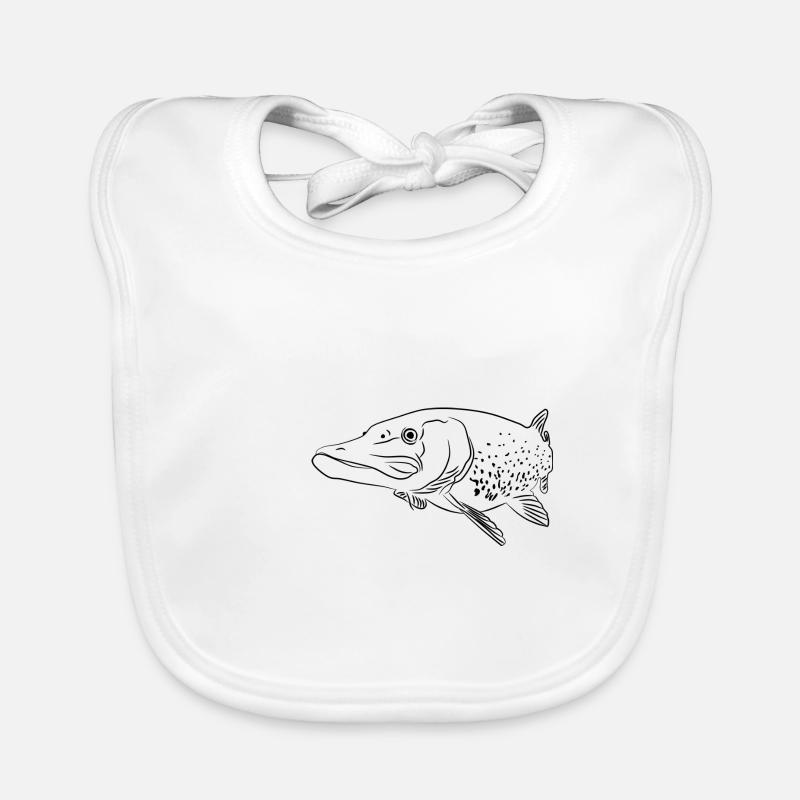 Pike linear Organic Baby Bibs