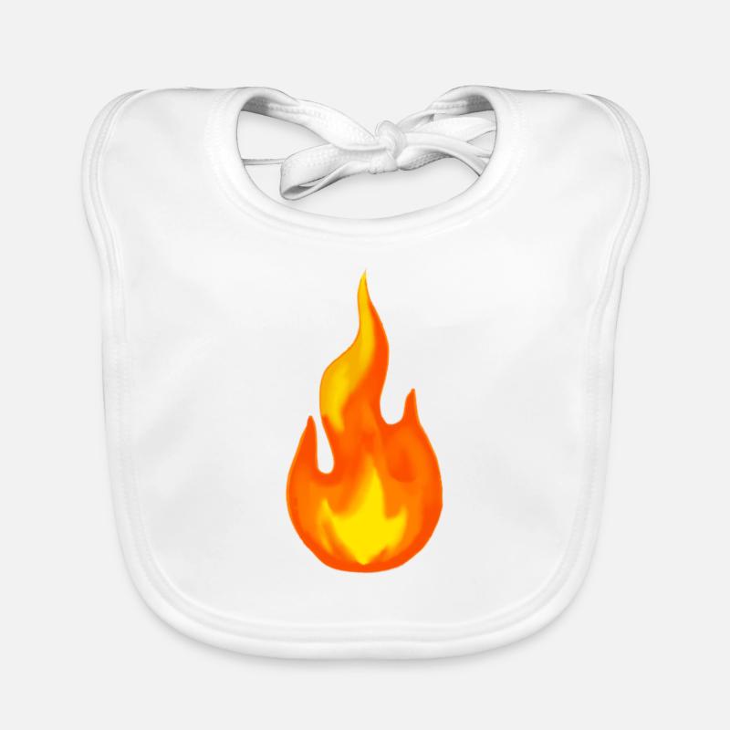 Flamme Bavoir bio Bébé