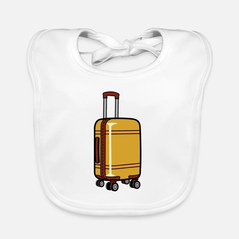 rolling suitcase Organic Baby Bibs