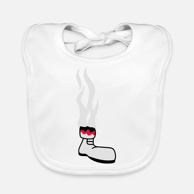 Burned Feet Organic Baby Bibs