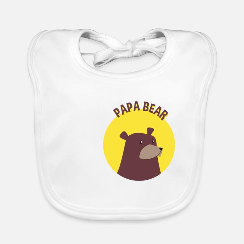 Daddy Bear Organic Baby Bibs