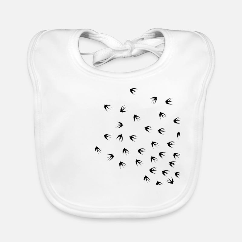 Avale les sensations printanières Bavoir bio Bébé