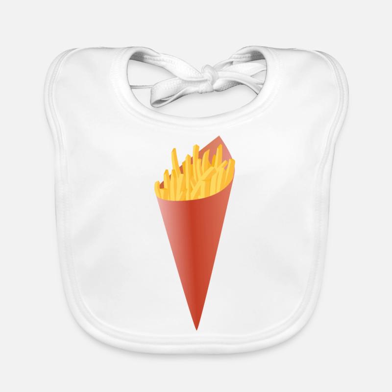 Pommes Tüte Baby Bio-Lätzchen