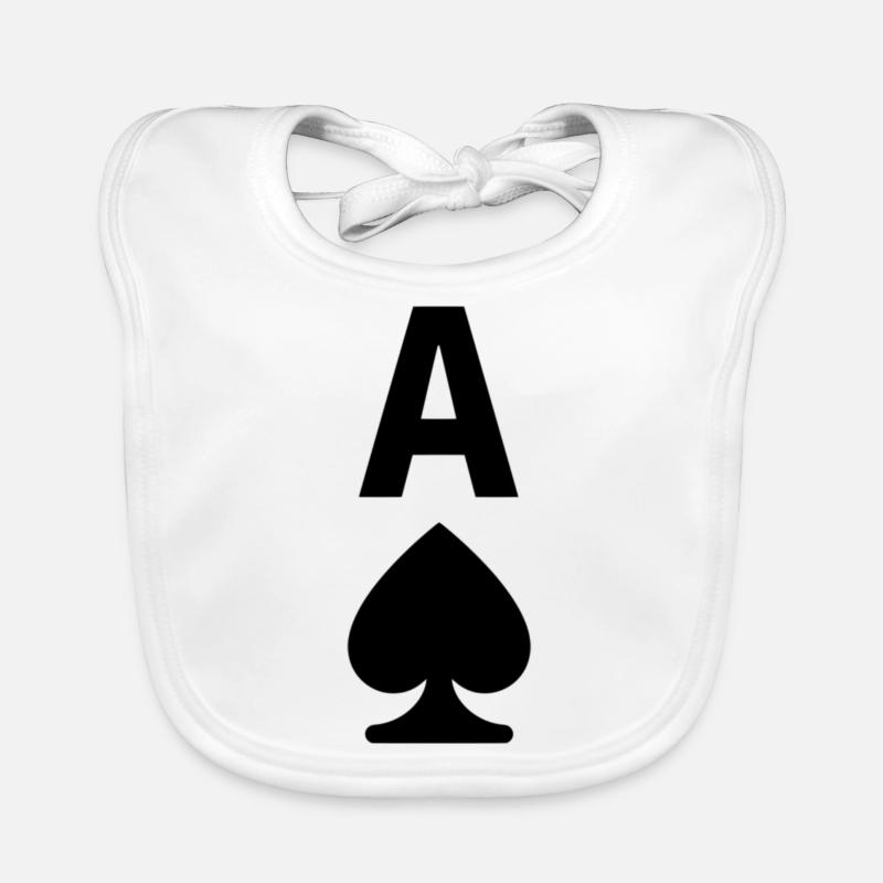 As de pique Bavoir bio Bébé