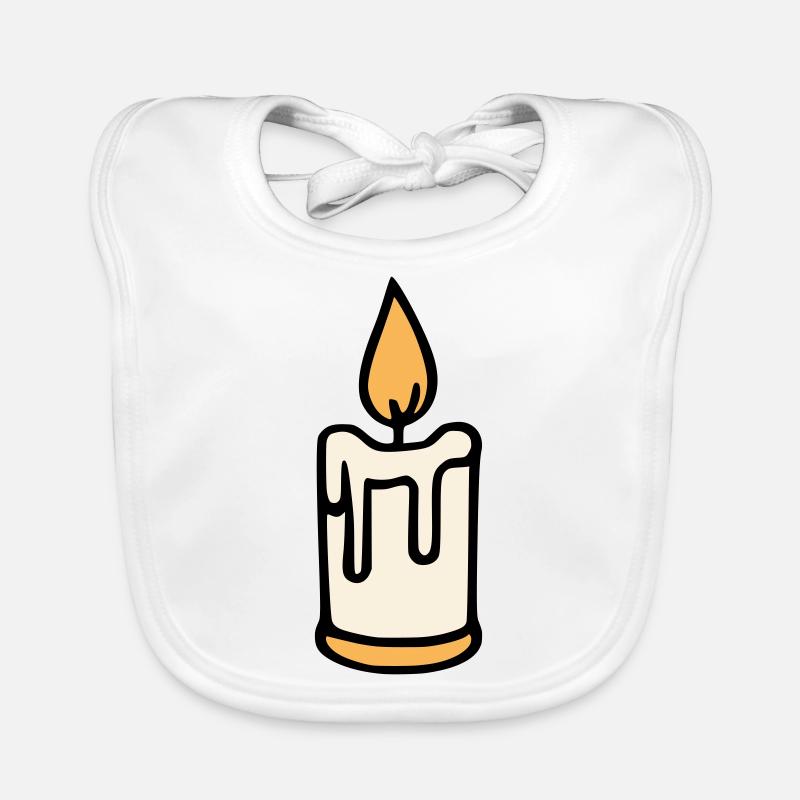 Candle Organic Baby Bibs