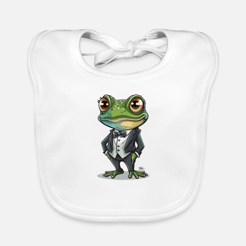 Grenouille de smoking Bavoir bio Bébé