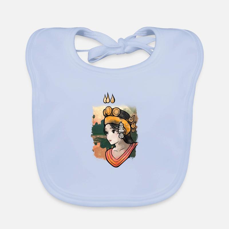 Cambodia Tradition Dance Khmer Apsara I Gift Organic Baby Bibs