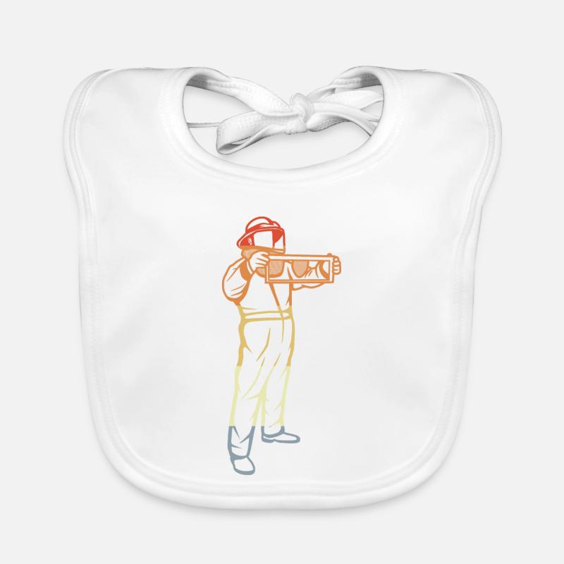 Retro Imker Baby Bio-Lätzchen