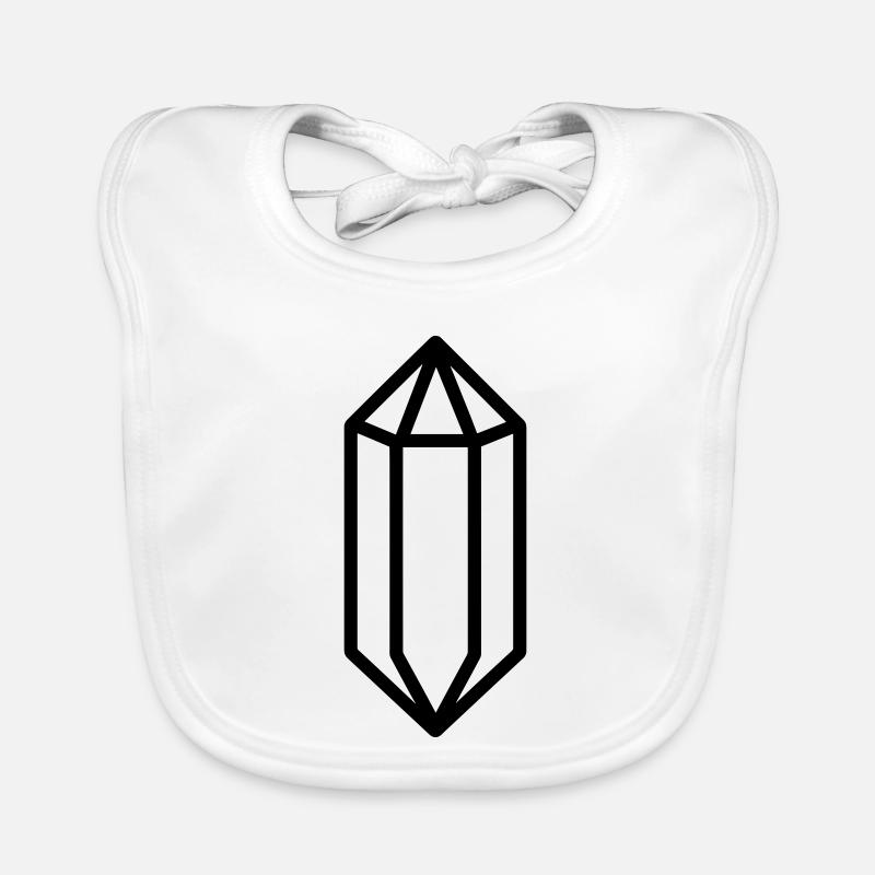 cristal de quartz Bavoir bio Bébé