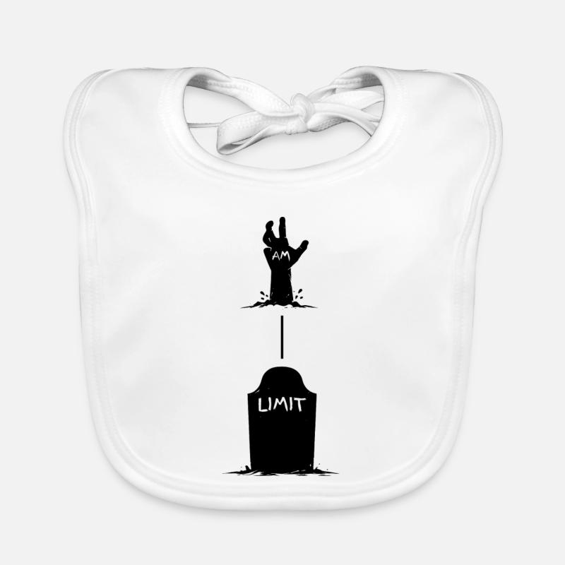 Hand rises from grave Organic Baby Bibs