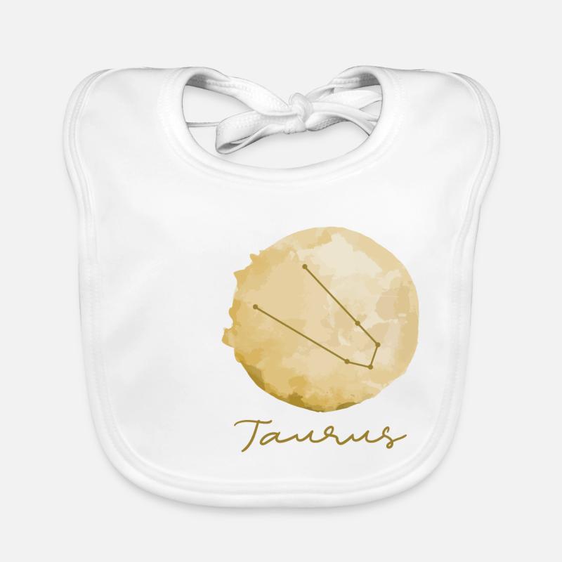 Sternzeichen Stier Geschenk Idee Baby Bio-Lätzchen