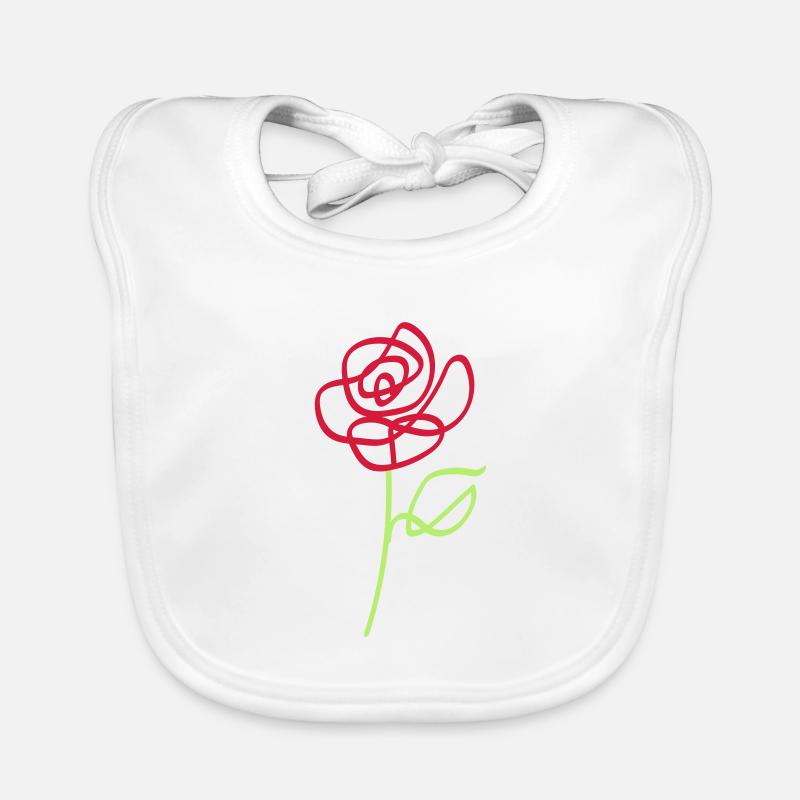 rose Organic Baby Bibs