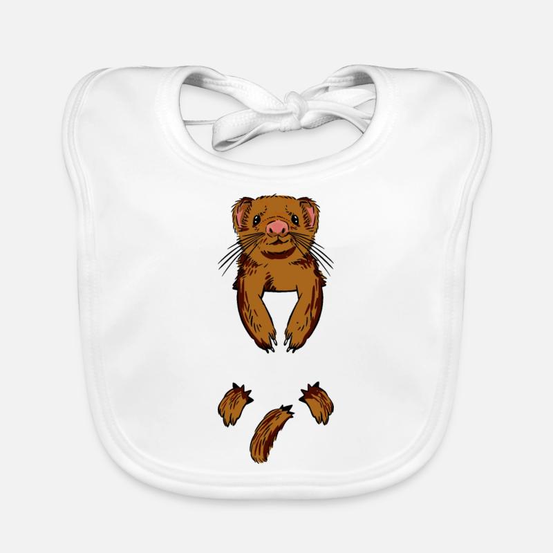 Frettchen Man I Love Ferrets Baby Bio-Lätzchen