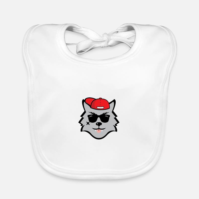 Coole Wolfskleidung Baby Bio-Lätzchen