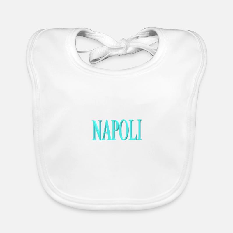Napoli Tifosi - Bavoir bio Bébé - blanc