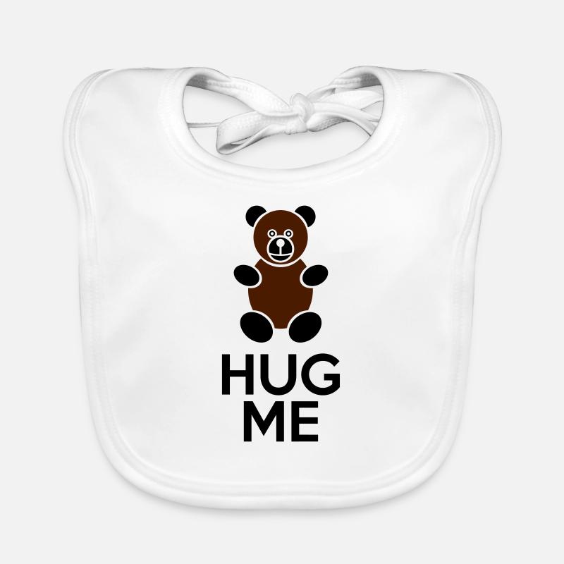 Hug Me - Bavoir bio Bébé - blanc