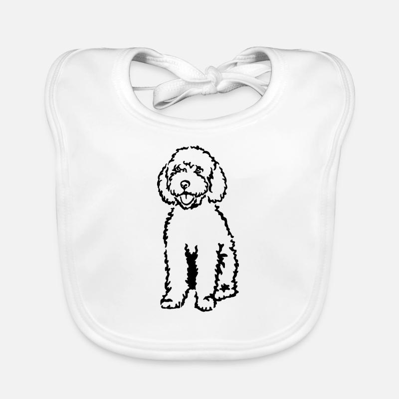 Wasserhund Baby Bio-Lätzchen